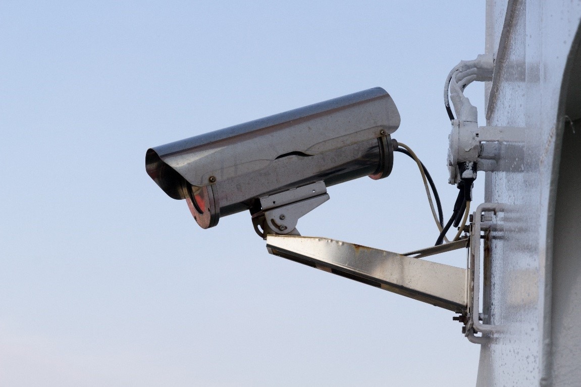 An image of a video surveillance camera